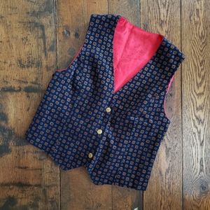 Vintage Corduroy Patterned Vest